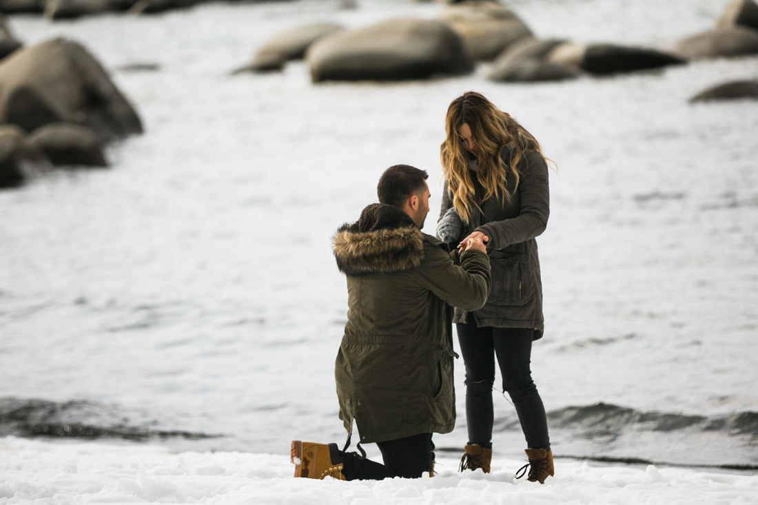 Lake Tahoe Surprise Engagement 