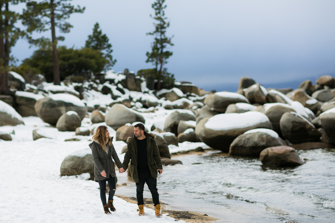 Lake Tahoe Surprise Engagement 