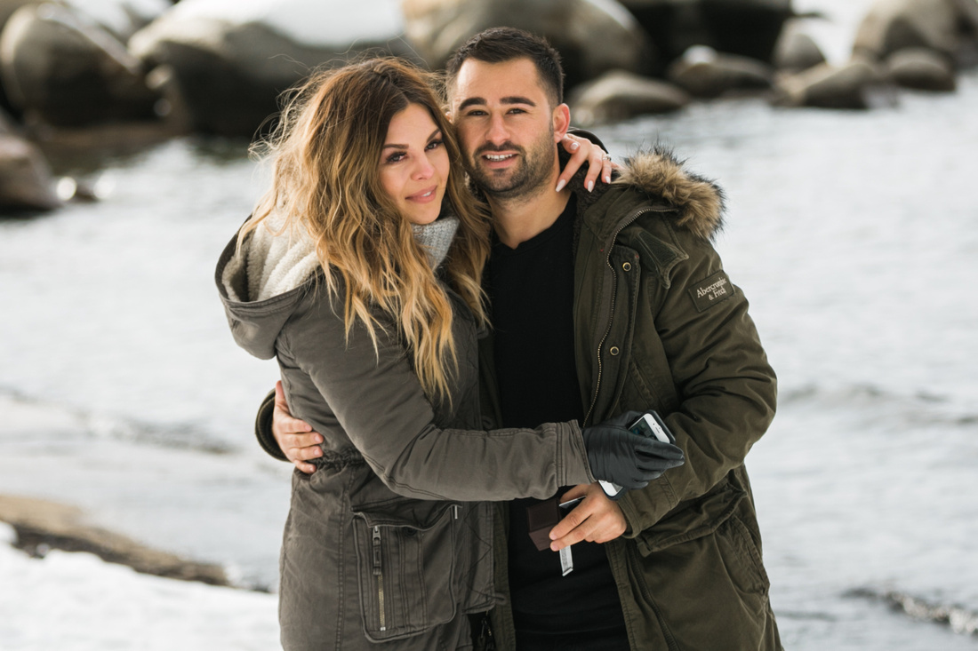 Lake Tahoe Surprise Engagement 