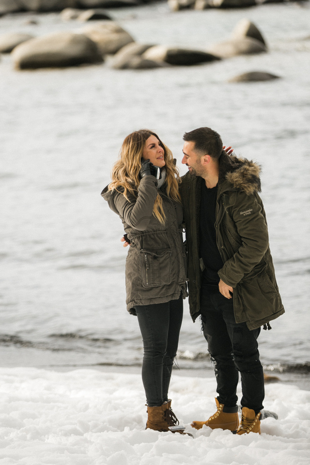 Lake Tahoe Surprise Engagement 