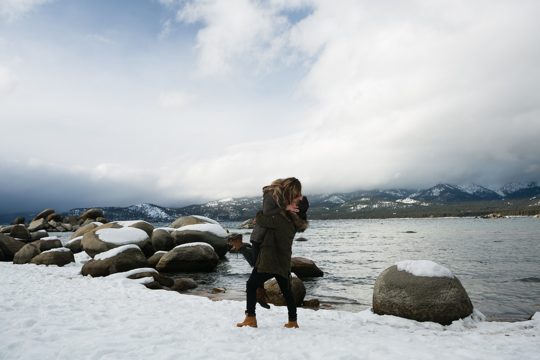 Lake Tahoe Surprise Engagement 