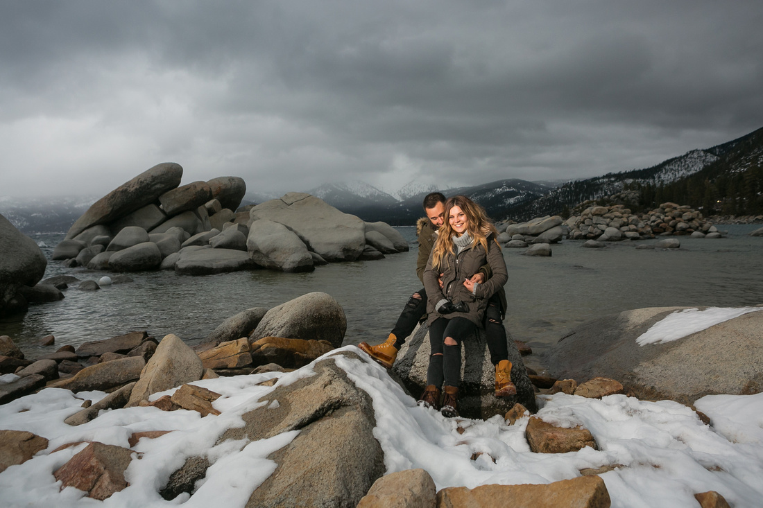 Lake Tahoe Surprise Engagement 