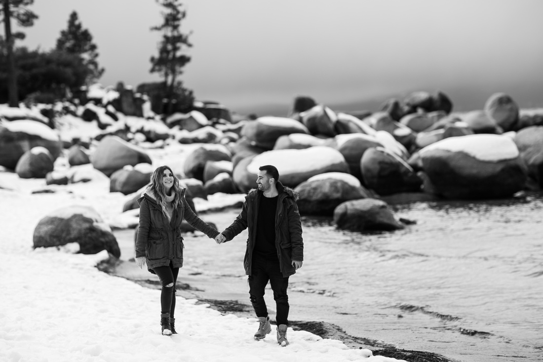 Lake Tahoe Surprise Engagement 