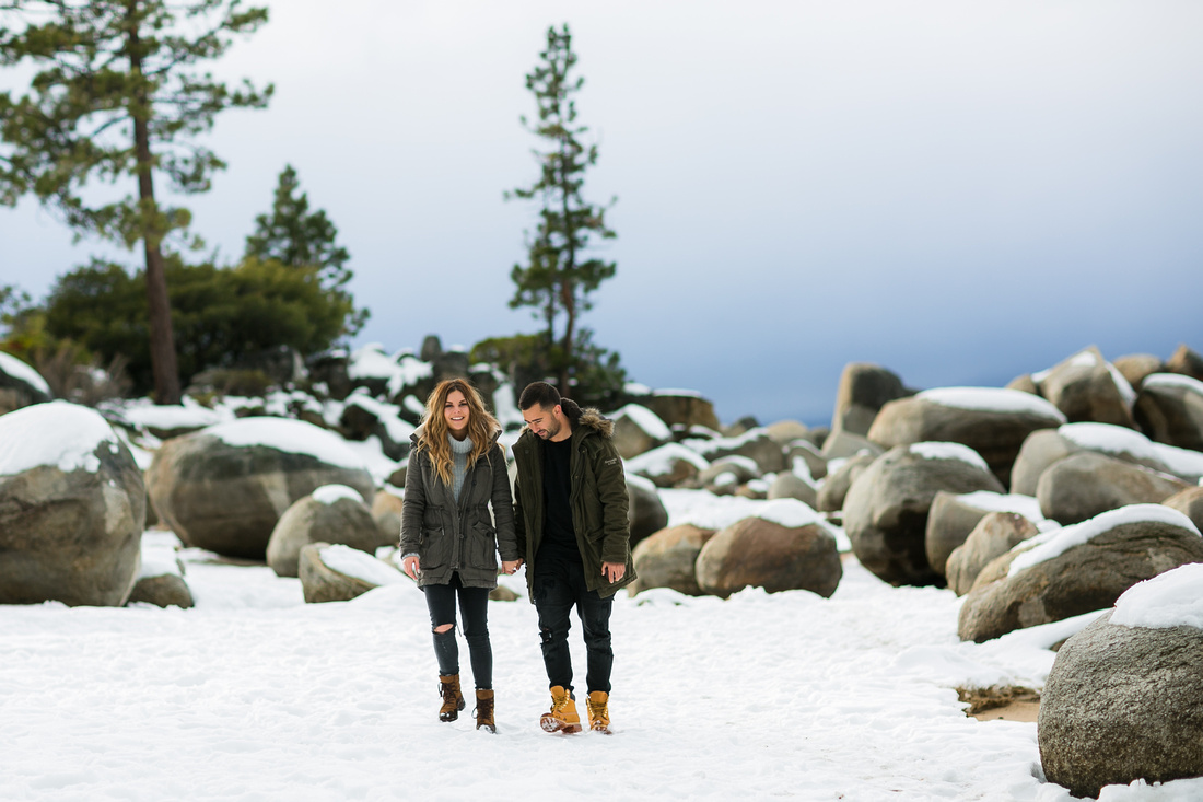 Lake Tahoe Surprise Engagement 