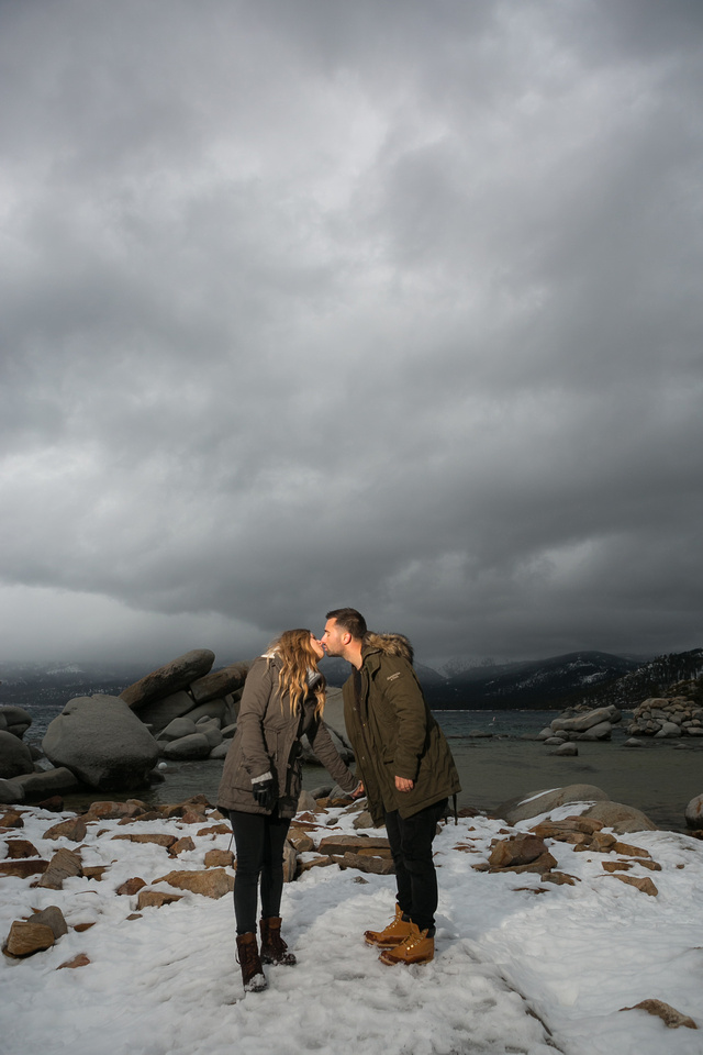 Lake Tahoe Surprise Engagement 