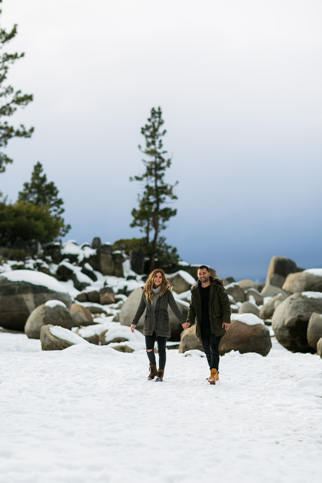 Lake Tahoe Surprise Engagement 