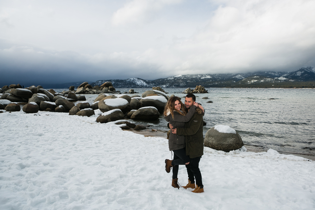 Lake Tahoe Surprise Engagement 