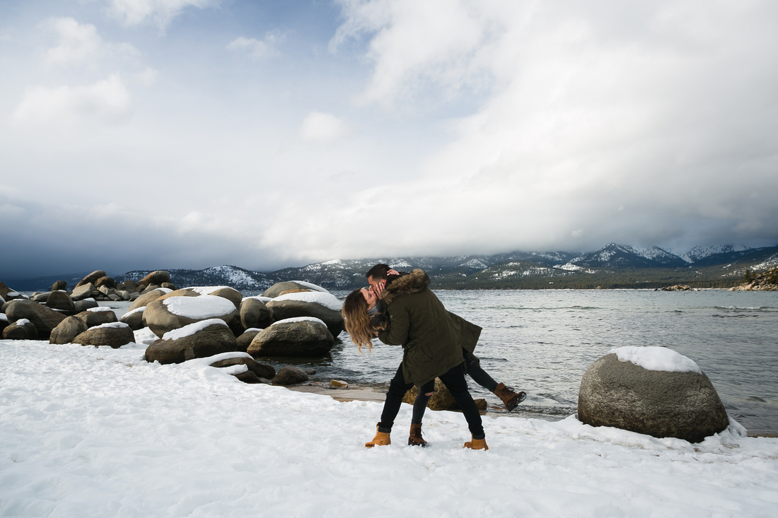 Lake Tahoe Surprise Engagement 