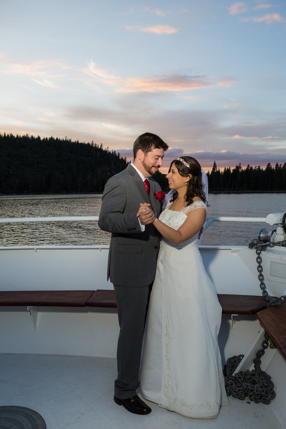 Lake Tahoe Cruise Wedding