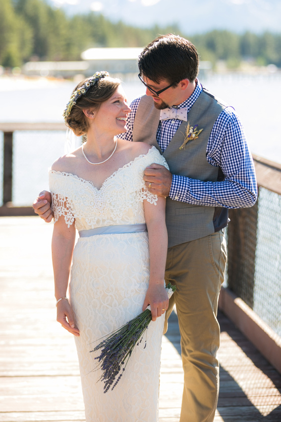 Lake Tahoe Beach Wedding