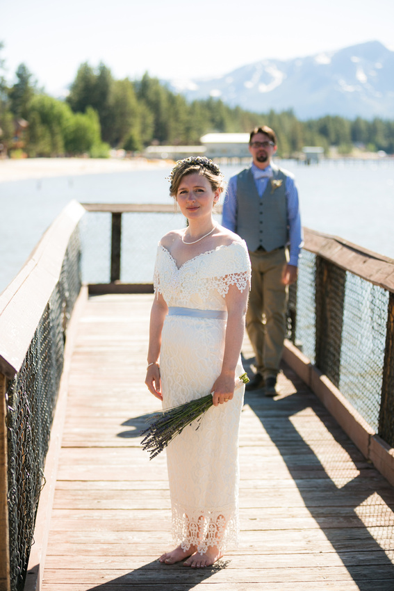 Lake Tahoe Beach Wedding