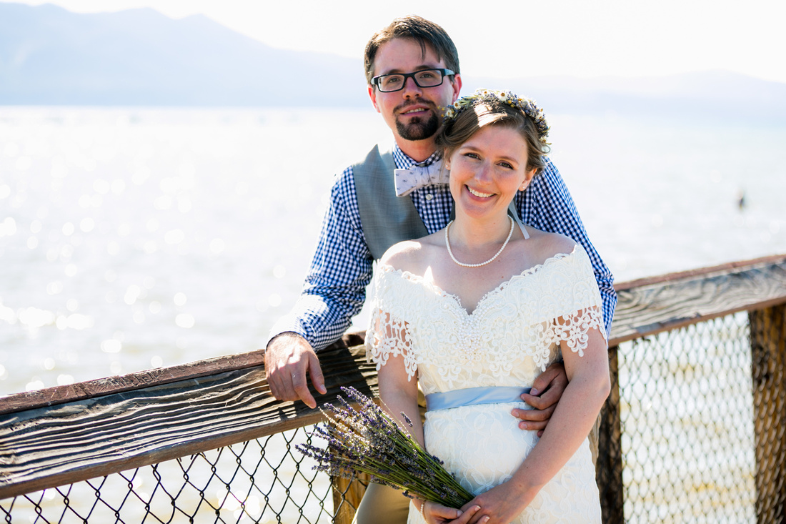 Lake Tahoe Beach Wedding