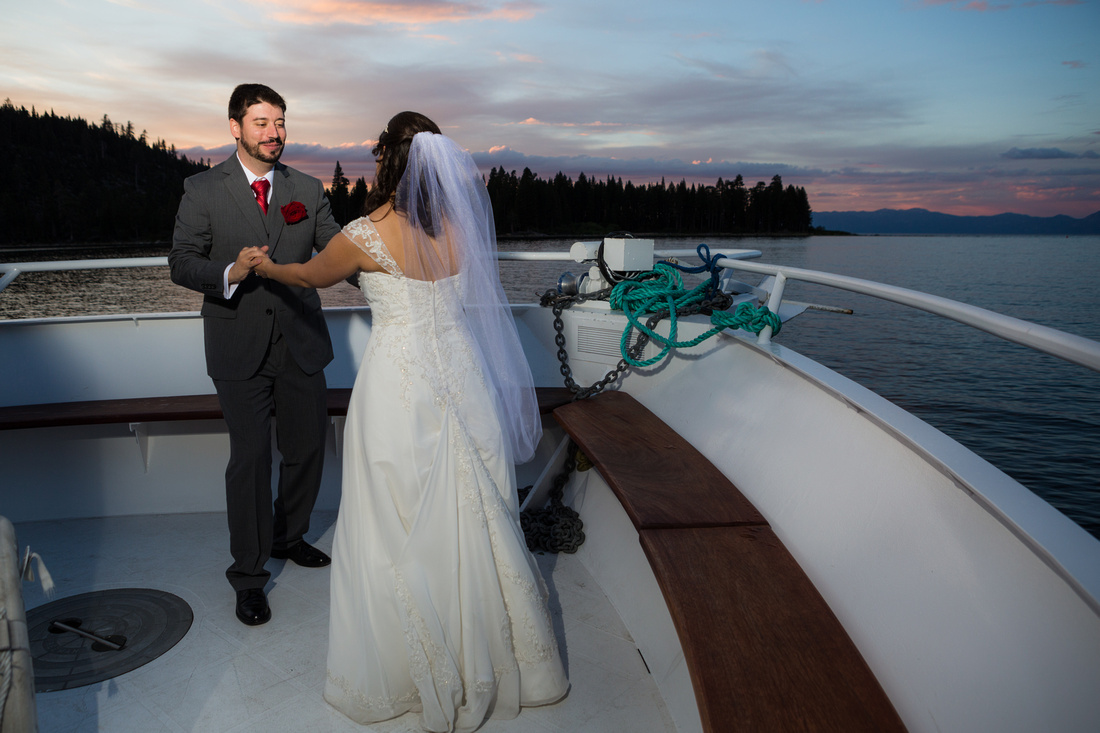 Lake Tahoe Cruise Wedding